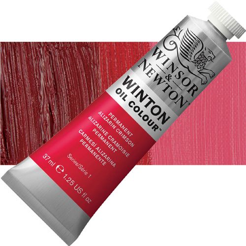 Winsor And Newton 1414468 Winton, Oil Color, 37ml, Permanent Alizarin Crimson; Winton oils represent a series of moderately priced colors replacing some of the more costly traditional pigments with excellent modern alternatives; The end result is an exceptional yet value driven range of carefully selected colors, including genuine cadmiums and cobalts; UPC 094376909999 (WINSORANDNEWTON1414468 WINSOR AND NEWTON 1414468 ALVIN OIL COLOR 37ml PERMANENT ALIZARIN CRIMSON)