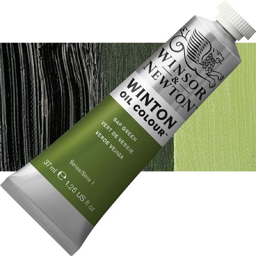 Winsor And Newton 1414599 Winton, Oil Color, 37ml, Sap Green; Winton oils represent a series of moderately priced colors replacing some of the more costly traditional pigments with excellent modern alternatives; The end result is an exceptional yet value driven range of carefully selected colors, including genuine cadmiums and cobalts; UPC 094376711639 (WINSORANDNEWTON1414599 WINSOR AND NEWTON 1414599 ALVIN OIL COLOR 37ml SAP GREEN)