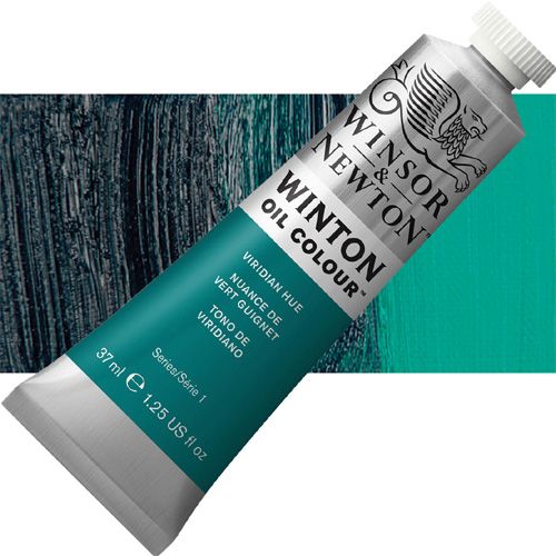 Winsor And Newton 1414696 Winton, Oil Color, 37ml, Viridian Hue; Winton oils represent a series of moderately priced colors replacing some of the more costly traditional pigments with excellent modern alternatives; The end result is an exceptional yet value driven range of carefully selected colors, including genuine cadmiums and cobalts; UPC 094376711691 (WINSORANDNEWTON1414696 WINSOR AND NEWTON 1414696 ALVIN OIL COLOR 37ml VIRIDIAN HUE)