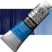 Winsor And Newton 1514179 Artisan, Water Mixable Oil Color, 37ml, Cobalt Blue Hue; Specifically developed to appear and work just like conventional oil color; The key difference between Artisan and conventional oils is its ability to thin and clean up with water; UPC 094376896053 (WINSORANDNEWTON1514179 WINSOR AND NEWTON 1514179 WATER MIXABLE OIL COLOR COBALT BLUE HUE) 