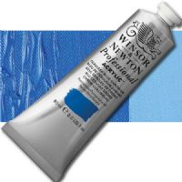 Winsor And Newton Artists' 2320130 Acrylic Color, 60ml, Cerulean Blue Chromium; Unrivalled brilliant color due to a revolutionary transparent binder, single, highest quality pigments, and high pigment strength; No color shift from wet to dry; Longer working time; Offers good levels of opacity and covering power; Satin finish with variable sheen; Smooth, thick, short, buttery consistency with no stringiness; UPC 094376990584 (WINSOR AND NEWTON ALVIN ACRYLIC 2320130 60ml CERULEAN BLUE CHROMIUM) 