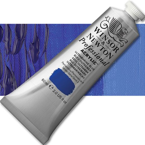 Winsor And Newton 2320664 Artists', Acrylic Color, 60ml, Ultramarine; Unrivalled brilliant color due to a revolutionary transparent binder, single, highest quality pigments, and high pigment strength; No color shift from wet to dry; Longer working time; Offers good levels of opacity and covering power; Satin finish with variable sheen; EAN 5012572011617 (WINSOR AND NEWTON ALVIN 2320664 ACRYLIC 60ml ULTRAMARINE)