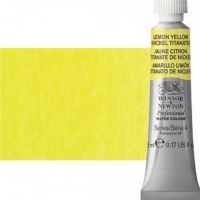 Winsor & Newton 0102347 Artists' Watercolor 5ml Lemon Yellow Hue; Made individually to the highest standards; Pans are often used by beginners because they can be less inhibiting and easier to control the strength of color; Tubes are more popular for those who use high volumes of color or stronger washes of color; Maximum color strength offers greater tinting possibilities; Dimensions 0.51" x 0.79" x 2.59"; Weight 0.03 lbs; EAN 50823833 (WINSORNEWTON0102347 WINSORNEWTON-0102347 WATERCOLOR) 