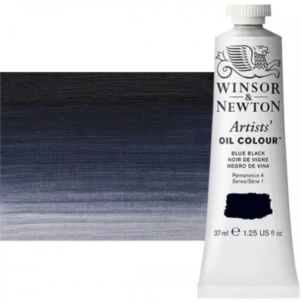 Winsor & Newton 1214034 Artists' Oil Color 37ml Blue Black; Unmatched for its purity, quality, and reliability; Every color is individually formulated to enhance each pigment's natural characteristics and ensure stability of colour; Dimensions 1.02