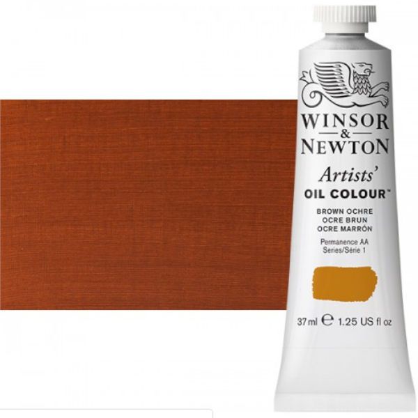 Winsor & Newton 1214059 Artists' Oil Color 37ml Brown Ochre; Unmatched for its purity, quality, and reliability; Every color is individually formulated to enhance each pigment's natural characteristics and ensure stability of colour; Dimensions 1.02