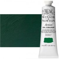 Winsor & Newton 1214147 Artists' Oil Color 37ml Chrome Green Deep Hue; Unmatched for its purity, quality, and reliability; Every color is individually formulated to enhance each pigment's natural characteristics and ensure stability of colour; Dimensions 1.02" x 1.57" x 4.25"; Weight 0.18  lbs; EAN 50904198 (WINSORNEWTON1214147 WINSORNEWTON-1214147 WINTON/1214147 PAINTING) 