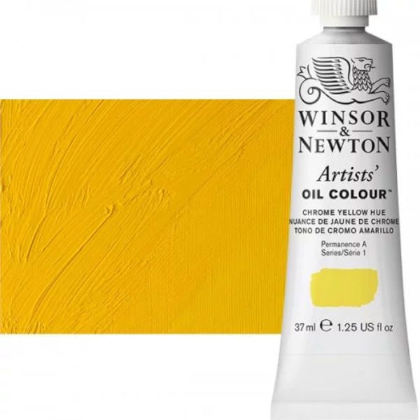 Winsor & Newton 1214149 Artists' Oil Color 37ml Chrome Yellow Hue; Unmatched for its purity, quality, and reliability; Every color is individually formulated to enhance each pigment's natural characteristics and ensure stability of colour; Dimensions 1.02