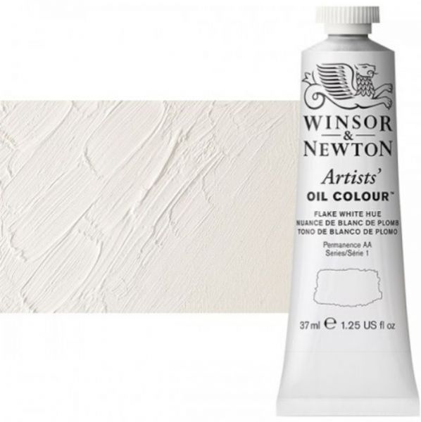 Winsor & Newton 1214242 Artists' Oil Color 37ml Flake White Hue; Unmatched for its purity, quality, and reliability; Every color is individually formulated to enhance each pigment's natural characteristics and ensure stability of colour; Dimensions 1.02