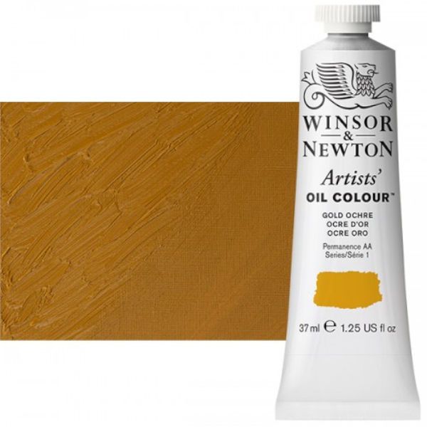 Winsor & Newton 1214285 Artists' Oil Color 37ml Gold Ochre; Unmatched for its purity, quality, and reliability; Every color is individually formulated to enhance each pigment's natural characteristics and ensure stability of colour; Dimensions 1.02