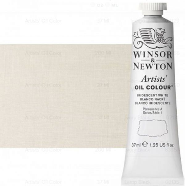 Winsor & Newton 1214330 Artists' Oil Color 37ml Iridescent White; Unmatched for its purity, quality, and reliability; Every color is individually formulated to enhance each pigment's natural characteristics and ensure stability of colour; Dimensions 1.02