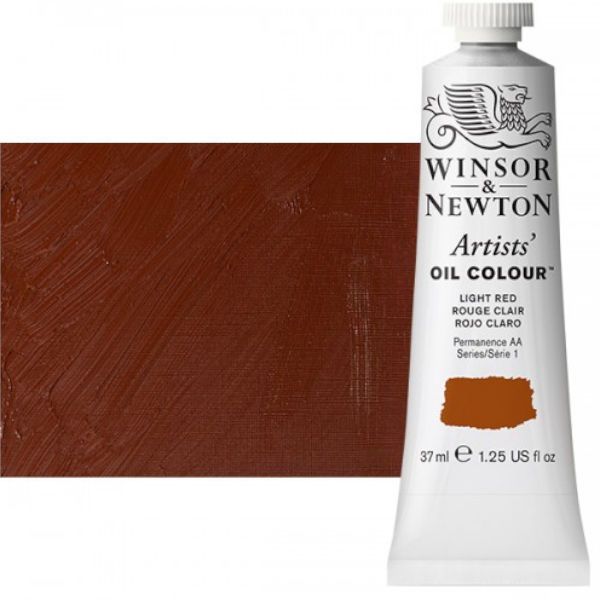 Winsor & Newton 1214362 Artists' Oil Color 37ml Light Red; Unmatched for its purity, quality, and reliability; Every color is individually formulated to enhance each pigment's natural characteristics and ensure stability of colour; Dimensions 1.02