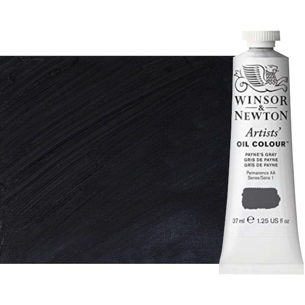 Winsor & Newton 1214465 Artists' Oil Color 37ml Payne's Grey; Unmatched for its purity, quality, and reliability; Every color is individually formulated to enhance each pigment's natural characteristics and ensure stability of colour; Dimensions 1.02