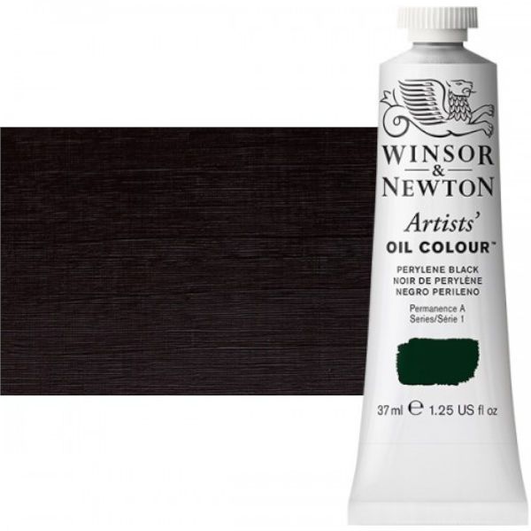 Winsor & Newton 1214505 Artists' Oil Color 37ml Perylene Black; Unmatched for its purity, quality, and reliability; Every color is individually formulated to enhance each pigment's natural characteristics and ensure stability of colour; Dimensions 1.02