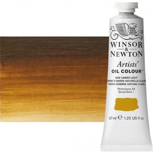 Winsor & Newton 1214557 Artists' Oil Color 37ml Raw Umber Light; Unmatched for its purity, quality, and reliability; Every color is individually formulated to enhance each pigment's natural characteristics and ensure stability of colour; Dimensions 1.02