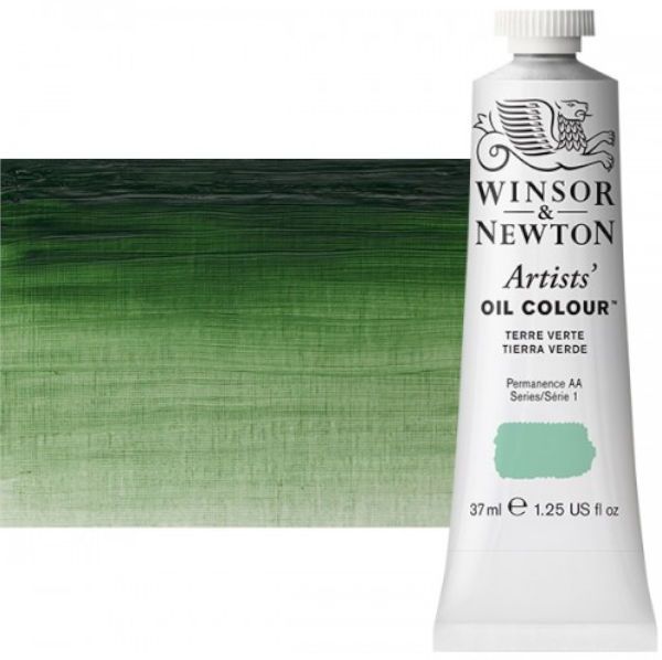 Winsor & Newton 1214637 Artists' Oil Color 37ml Terra Verte; Unmatched for its purity, quality, and reliability; Every color is individually formulated to enhance each pigment's natural characteristics and ensure stability of colour; Dimensions 1.02
