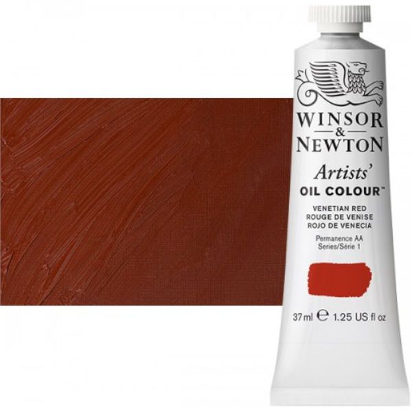 Winsor & Newton 1214678 Artists' Oil Color 37ml Venetian Red; Unmatched for its purity, quality, and reliability; Every color is individually formulated to enhance each pigment's natural characteristics and ensure stability of colour; Dimensions 1.02
