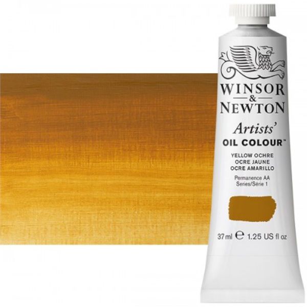 Winsor & Newton 1214744 Artists' Oil Color 37ml Yellow Ochre; Unmatched for its purity, quality, and reliability; Every color is individually formulated to enhance each pigment's natural characteristics and ensure stability of colour; Dimensions 1.02