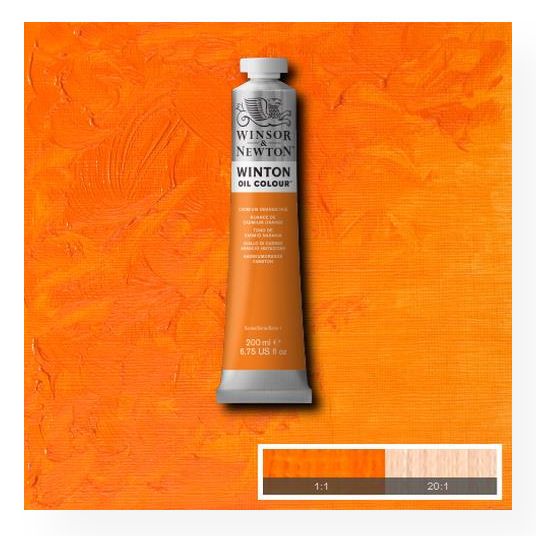 Winsor & Newton 1437090 Winton Oil Color 200ml Cadmium Orange Hue; Winton oils represent a series of moderately priced colors replacing some of the more costly traditional pigments with excellent modern alternatives; The end result is an exceptional yet value driven range of carefully selected colors, including genuine cadmiums and cobalts; Shipping Weight 0.75 lb; Shipping Dimensions 1.57 x 2.44 x 8.46 in; UPC 094376910513 (WINSORNEWTON1437090 WINSORNEWTON-1437090 WINTON/1437090 PAINTING)
