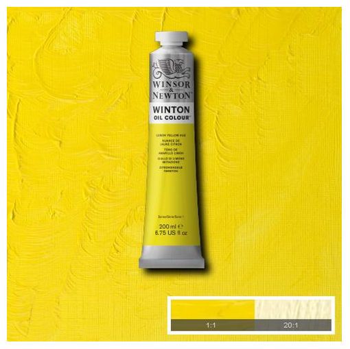 Winsor & Newton 1437346 Winton Oil Color 200ml Lemon Yellow Hue; Winton oils represent a series of moderately priced colors replacing some of the more costly traditional pigments with excellent modern alternatives; The end result is an exceptional yet value driven range of carefully selected colors, including genuine cadmiums and cobalts; Shipping Weight 0.62 lb; Shipping Dimensions 1.57 x 2.44 x 8.46 in; UPC 094376910377 (WINSORNEWTON1437346 WINSORNEWTON-1437346 WINTON/1437346 PAINTING)