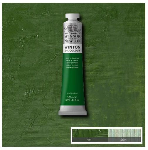 Winsor & Newton 1437459 Winton Oil Color 200ml Oxide Of Chromium; Winton oils represent a series of moderately priced colors replacing some of the more costly traditional pigments with excellent modern alternatives; The end result is an exceptional yet value driven range of carefully selected colors, including genuine cadmiums and cobalts; Shipping Weight 1.08 lb; Shipping Dimensions 1.57 x 2.44 x 8.46 in; UPC 094376910759 (WINSORNEWTON1437459 WINSORNEWTON-1437459 WINTON/1437459 PAINTING)