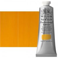 Winsor & Newton 2320039 Artists, Acrylic Color 60ml Azo Yellow Deep; Unrivalled brilliant color due to a revolutionary transparent binder, single, highest quality pigments, and high pigment strength; No color shift from wet to dry; Longer working time; Smooth, thick, short, buttery consistency with no stringiness; Dimensions 1.13" x 1.88" x 4.63"; Weight 0.18 lbs; UPC 094376990577 (WINSONNEWTON2320039 WINSONNEWTON-2320039 PAINT) 