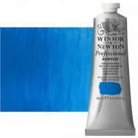Winsor & Newton 2320139 Artists, Acrylic Color 60ml Cerulean Blue Hue; Unrivalled brilliant color due to a revolutionary transparent binder, single, highest quality pigments, and high pigment strength; No color shift from wet to dry; Longer working time; Smooth, thick, short, buttery consistency with no stringiness; Dimensions 1.13" x 1.88" x 4.63"; Weight 0.19 lbs; EAN 5012572011051 (WINSONNEWTON2320139 WINSONNEWTON-2320139 PAINT) 