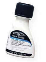 Winsor & Newton 3221761 Colorless Art Masking Fluid; A colorless, non-staining liquid composed of rubber latex for masking areas of work needing protection when color is applied in broad washes; 75ml; Shipping Weight 0.23 lb; Shipping Dimensions 4.41 x 2.2 x 1.38 in; UPC 884955017548 (WINSORNEWTON3221761 WINSORNEWTON-3221761 ARTWORK) 