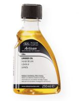 Winsor & Newton 3239723 250ml Water Mixable Linseed Oil; This oil reduces the consistency and improves flow of Artisan oil colours; It also increases gloss and transparency, slows drying; Can be cleaned up with water; Shipping Weight 0.64 lb; Shipping Dimensions 6.1 x 3.15 x 1.97 in; UPC 884955013021 (WINSORNEWTON3239723 WINSORNEWTON-3239723 PAINTING MEDIUM) 