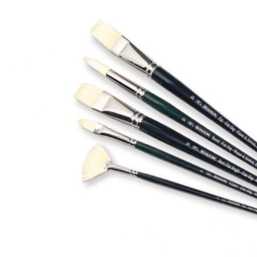 Winsor & Newton 5973712 Winton Bright Long Handle Brush #12; Best suited for oil, but also suitable for acrylic; Interlocked, stiff bristle for control of full-bodied color and durability; Fine quality and versatile; Long handle; Shipping Weight 0.1 lb; Shipping Dimensions 0.67 x 0.94 x 13.19 in; UPC 094376870237 (WINSORNEWTON5973712 WINSORNEWTON-5973712 WINTON/5973712 PAINTING)
