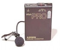 Azden WLT-PRO Pro Series Wireless Lapel Microphone and Transmitter (WLT PRO, WLTPRO, WL/T-PRO) 