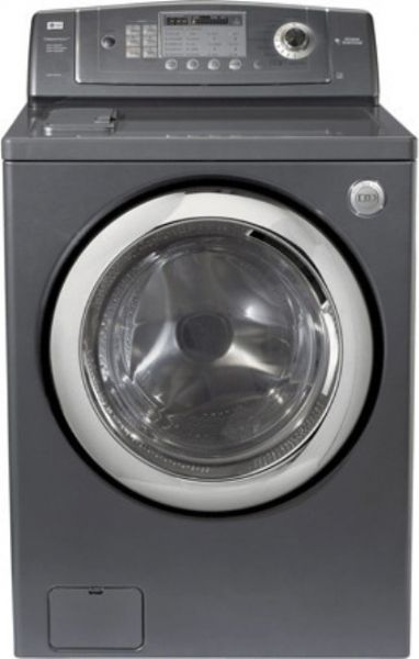 LG WM0742HGA Front-Load Steam Washer with 4.2 cu. ft. Capacity, 9 Wash Programs, 6 Temperature Levels, Spin Speed of 1,200 RPMs, Allergiene Cycle and Rear Controls, 27