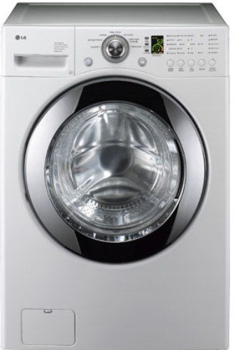 LG WM2101HW Front Load Washer, White, 4.0 cu.ft. XL Capacity with NeveRust Stainless Steel Drum (IEC), Direct Drive Motor for the Ultimate in Durability and Reliability, 1100 RPM Maximum Spin for EfficientWater Extraction, SenseClean System for Intelligent Fabric Care, 7 Washing Programs, 5 Temperature Levels, UPC 048231010313 (WM-2101HW WM 2101HW WM2101-HW WM2101 HW)