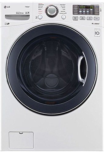 LG WM3570HWA Ultra Large Capacity TurboWash Front-Loading Washer with NFC Tag On, White, 4.3 cu. ft. Ultra Capacity with NeveRust Stainless Steel Drum, Upfront Electronic Control Panel with Dual LED Display and Dial-A-Cycle, TurboWash Technology, ColdWash Option, Allergiene Cycle, SenseClean System, 4 Tray Dispenser, UPC 048231014182 (WM-3570HWA WM 3570HWA WM3570-HWA WM3570HW)