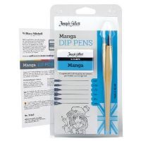 William Mitchell 35825 Joseph Gillott Manga Dip Pen Set; Complete set includes two pen holders, two sizes of mapping nibs, four sizes of drawing nibs, and a storage case; Use for sketching, drawing, and cartooning; Shipping Dimensions 0.79 x 4.53 x 8.27 inches; Shipping Weight 0.08 lb; EAN/JAN 5060332850136 (WM35825 WM-35825 WM/35825 WILLIAMMITCHELL35825 WILLIAMITCHELL-35825) 