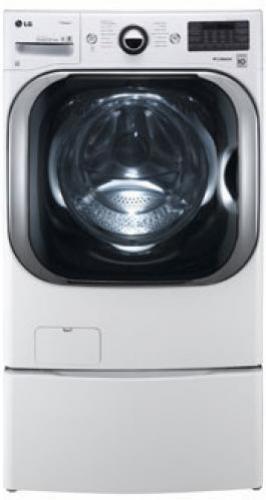 LG WM8000HWA 5.2 cu. ft Mega Capacity TurboWash Washer with Steam Technology, White Color, ENERGY STAR Most Efficient 2015, Certified to Meet CSA Group Sustainability Standards, Design Style: Front Loader, Stackable, Design Look: Front Control; Spin Speeds: Extra High (1300 max), High, Medium, Low, No Spin; No. of Water Levels: Automatically adjusts to the size of load; No. of Soil Levels: 5; 4 Tray Dispenser; UPC 048231012454 (WM8000HWA WM-8000HWA)