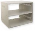 Atlas Sound WME150-592 Wall Mount Shelf, Enclosure System, Finished In Neutral White (Number 592); White; Ideal for use in utility closets and anywhere space is at a premium; Six piece set is shipped flat and can be easily assembled with common tools; Two shelf configuration with the supporting side panels, provides a sturdy shelf for a wide variety of equipment; Four identical pieces can be used as shelves, UPC 612079176229 (WME150-592 WME150592 RACK-WME150-592 WME150-592-RACKS ATLASWME150-592  