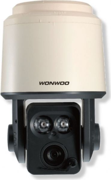 Wonwoo WMK-H208 Twin Motorized Infrared Rugged Pan Tilt Zoom Camera Network, and HD-SDI Hybrid 2MP x20 Zoom; 0.333
