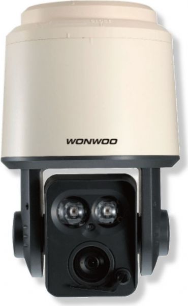 Wonwoo WMK-H308 Twin Motorized Infrared Rugged Pan Tilt Zoom Camera Network, and HD-SDI Hybrid 2MP x30 Zoom; 0.333