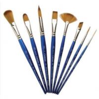 Winsor And Newton 5301014 Round Short Handle Brush #14; Pure synthetic brushes with a unique blend of fibers feature excellent flow control, spring, and point; The wide variety of sizes and styles are suitable for all applications; Short blue polished handles are balanced and comfortable; Shipping Dimensions 0.59 x 0.59 x 10.83 inches; Shipping Weight 0.07 lb; UPC 094376863918 (WINSORANDNEWTON5301014 WINSORANDNEWTON 5301014 WINSOR AND NEWTON) 