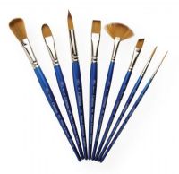 Winsor & Newton WN5368125 Cotman-Series 668 Filbert Short Handle Brush 1"; Pure synthetic brushes with a unique blend of fibers feature excellent flow control, spring, and point; The wide variety of sizes and styles are suitable for all applications; Short blue polished handles are balanced and comfortable; Nickel plated ferrules prevent corrosion and allow deep cleaning; UPC 094376948417 (WINSORNEWTONWN5368125 WINSORNEWTON-WN5368125 COTMAN-SERIES-668-WN5368125 WN5368125 ARTWORK) 