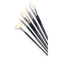 Winsor & Newton 5973716 Winto Bright Long Handle Brush #16; Best suited for oil, but also suitable for acrylic; Interlocked, stiff bristle for control of full-bodied color and durability; Fine quality and versatile; Long handle; Shipping Weight 0.15 lb; Shipping Dimensions 0.67 x 1.30 x 13.98 inches; UPC 094376870251 (WN-5973716 WN5973716 PAINTING) 