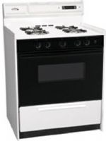 Summit WNM2307DK Freestanding Gas Range with Manual Clean, Black Glass See-Thru Door, Electronic Ignition and Clock With Timer, Natural Gas, Porcelain top, Porcelain oven, Porcelain oven and broiler door, Chrome handle, Drop down broiler door below oven, Black glass see through door (WNM-2307DK WNM 2307DK WNM2307-DK WNM2307DK) 