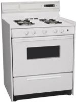 Summit WNM2307KW Freestanding Gas Range with Manual Clean, Oven Window, Electronic Ignition and Clock with Timer Natural Gas, Porcelain top, Porcelain oven, Porcelain oven and broiler door, Removable top, Removable oven door, Chrome handle, Drop down broiler door below oven, Porcelain broiler tray with grease well cover (WNM-2307KW WNM 2307KW WNM2307-KW WNM2307 KW) 
