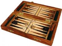 WorldWise Imports 62512 Wood Magnetic Backgammon Board Game, Magnetic backgammon, Folding, No cups, 12 x 7 x 1.75" Folded, UPC 100035804229 (62512 WORLDWISEIMPORTS62512 WORLDWISEIMPORTS-62512 WORLDWISEIMPORTS 62512) 