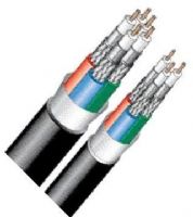 West Penn Wire WP258255 Cable, 1000 ft Roll, Pro Video Mini High Resolution, 5 miniature coaxial units, 25 AWG Solid Bare Copper, 30 ohms/mt, FOam & FEP Insulation 0.078" Nominal OD, BiFoil Shield 100% Tinned Coper Braid 95%, 0.0425" Nominal Cable OD (WP 258255 WP-258255) 