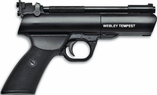 Webley WPITEMP177 Tempest Air Pistol Air pistol, Pump Action, 0.177 Caliber, 1 shot Capacity, Fixed Sights, 6.89