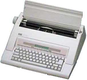 Nakajima WPT-160W Electronic Typewriter White Keyboard 16K Mem 20 Char LCD Display (WPT160, WP T160, WPT160W, WP-T160W, WP T 160, 160W)