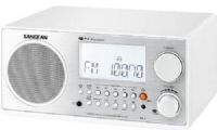 Sangean WR-2WH Table Top Digital Tuning Receiver FM-RDS /AM Wooden Cabinet, Elegant Piano Finish in White, PLL Synthesized Digital Tuning, Radio Data Services, Backlit LCD display, Clock and Alarm w/Humane Wake System, Adjustable Sleep Timer, Snooze Function, Rotary Tuning and Volume Control, Rotary Bass and Treble Control, 10 Memory preset, UPC 729288029229 (WR-2WH WR2WH WR-2-WH WR-2 WR2) 