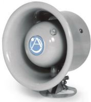 Atlas Sound WR-5AT Small Format Weather Resistant Horn Loudspeaker with 70.7 Volt 7.5 Watt Transformer; Grey; Cost effective reflex loudspeaker Model WR-5AT is 7.5 Watt unit, for use where environment resistance and small size are important criteria in equipment selection for localized sound distribution; UPC 612079179367 (WR-5AT WR5AT LOUDSPEAKER-WR-5AT LOUDSPEAKER-WR5AT ATLASWR-5AT WR-5AT-ATLAS) 