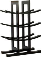 Oceanstar WR1132 Design Bamboo Wine Rack, Holds 12 bottles, Efficiently maximize storage space, Minimal assembly required, Complements and matches any home and countertop design, Modern design and display, Great as a gift, Dark Espresso Bamboo Finish (WR1132 WR-1132 WR 1132) 